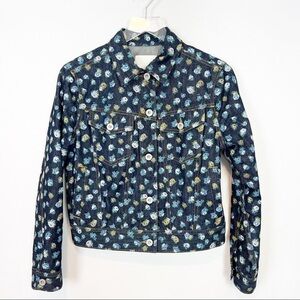 Coach Floral denim jacket M